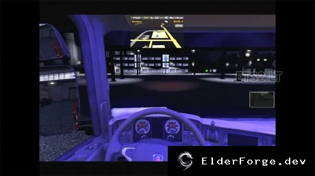 Обложка мода: Euro Truck Simulator 2 – Новое цветное внутреннее освещение V2.2
