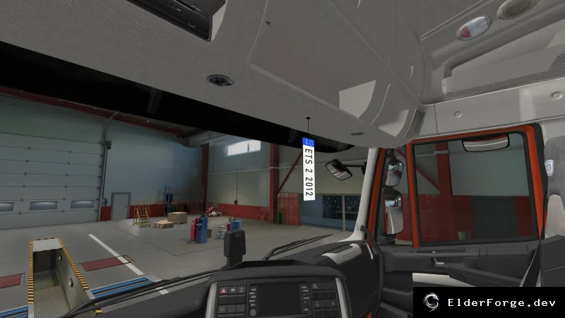 Обложка мода: Euro Truck Simulator 2 – Новые игрушки в салоне v1.1 (1.41.x)