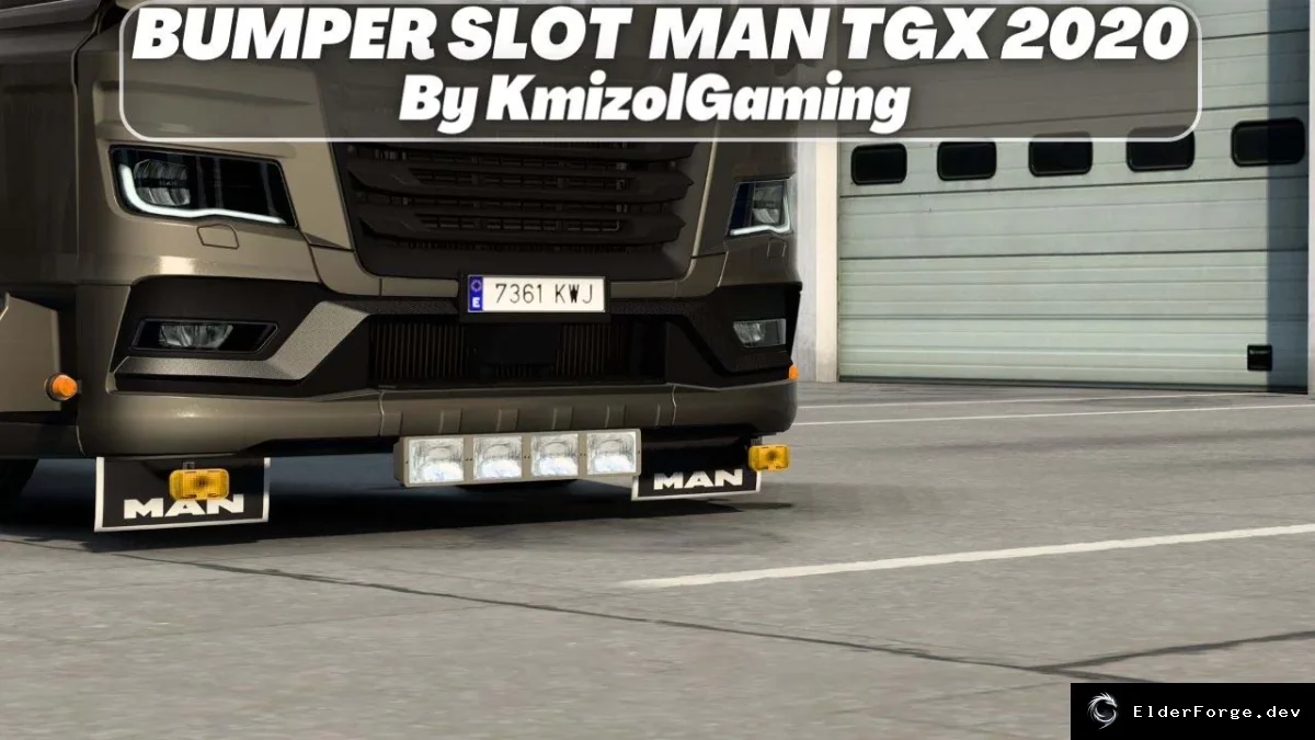 Обложка мода: Euro Truck Simulator 2 – новые слоты освещения для MAN TGX 2020