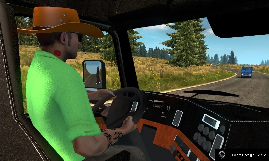 Обложка мода: Euro Truck Simulator 2 – Новые водители грузовика (версии 1.27‑1.28)