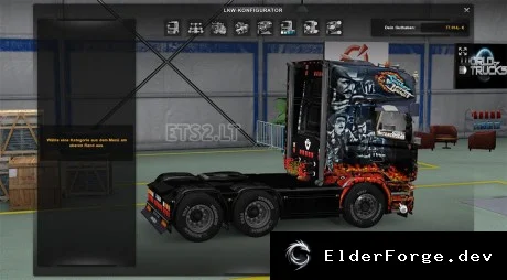 Обложка мода: Euro Truck Simulator 2 – Новый фон меню и мастерской v1.1
