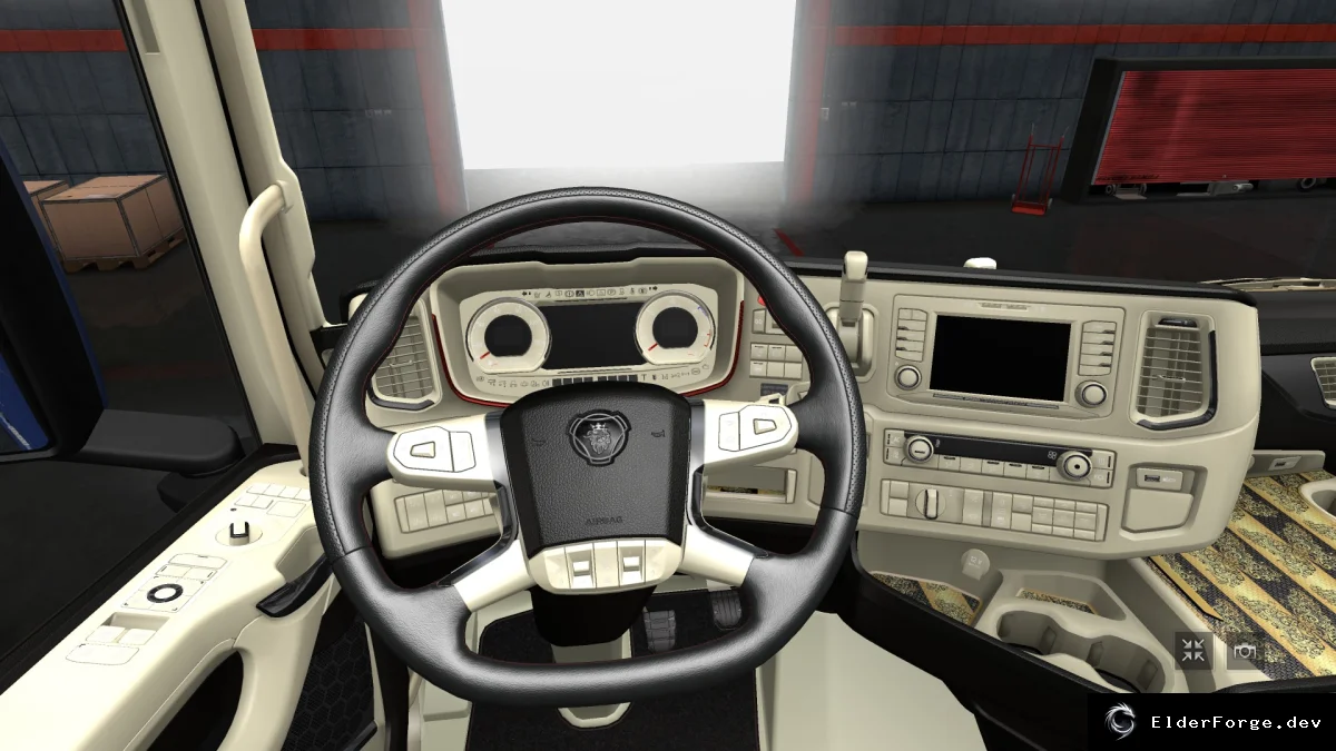 Обложка мода: Euro Truck Simulator 2 – Новый интерьер Scania 2016 v4