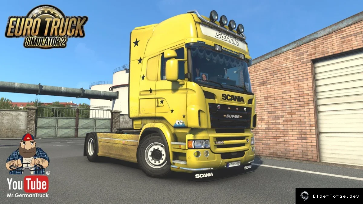 Обложка мода: Euro Truck Simulator 2 – Пакет аксессуаров для Scania RJL (v1.0)