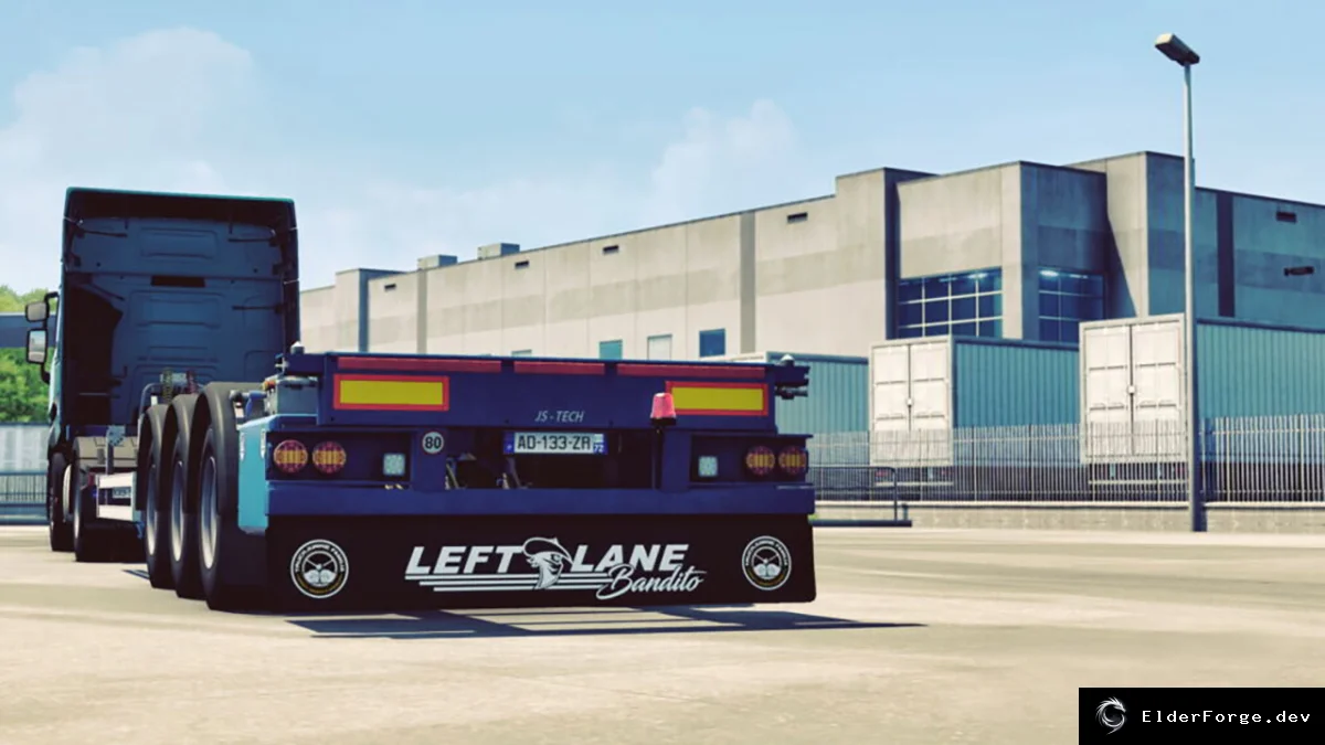 Обложка мода: Euro Truck Simulator 2 – Пакет брызговиков для стандартных прицепов