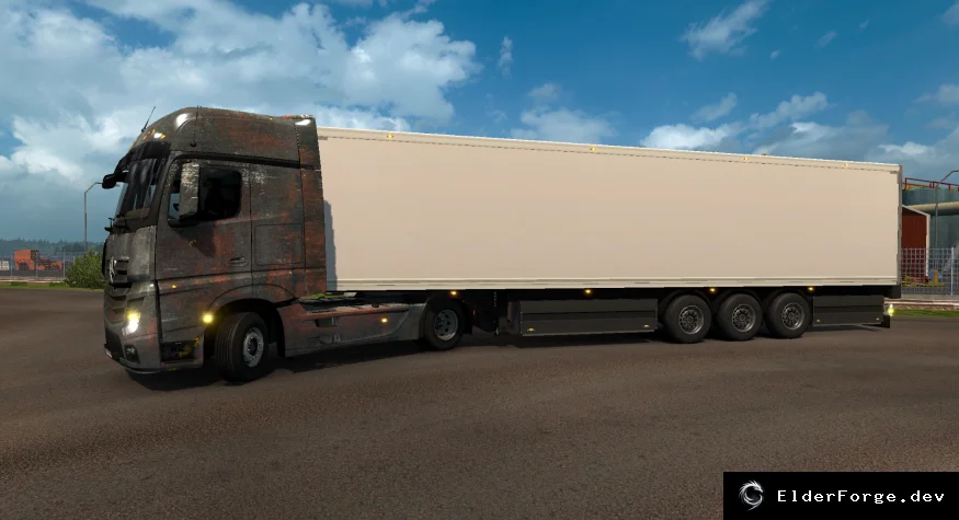 Обложка мода: Euro Truck Simulator 2 — Переделанный рефрижератор Schwarzmüller