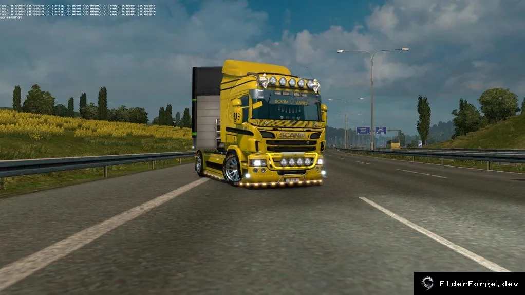 Обложка мода: Euro Truck Simulator 2 Physics Rework v6.0 – улучшенная подвеска и стабильность