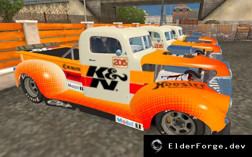 Обложка мода: Euro Truck Simulator 2 – Пикап Dumont в трафик