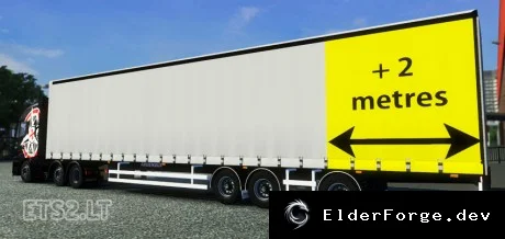 Обложка мода: Euro Truck Simulator 2 – Прицеп 15.5 м: автономный длинный трейлер