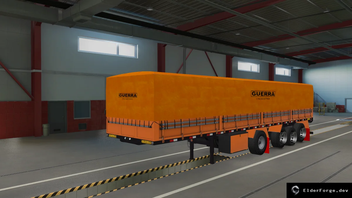 Обложка мода: Euro Truck Simulator 2 – Прицеп Bulk Guerra v1.0 (1.41.x) – новые кузова и тюнинг