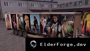 Обложка мода: Euro Truck Simulator 2 – Прицеп «Cosplay Trailer»: стильный дизайн для вашего грузовика