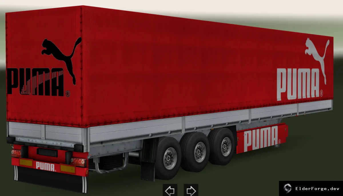 Обложка мода: Euro Truck Simulator 2 – Прицеп Schmitz Universal с скином Puma