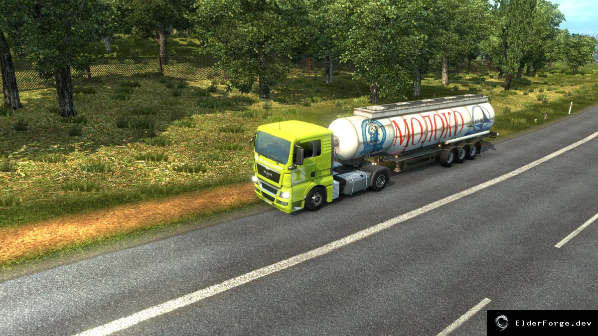 Обложка мода: Euro Truck Simulator 2 – Прицеп‑цистерна BMC (мод)