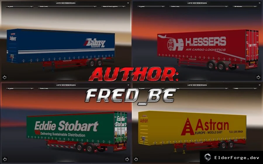 Обложка мода: Euro Truck Simulator 2 – ProfiLiner 2‑осных прицепов с грузом виски (Mini Pack)