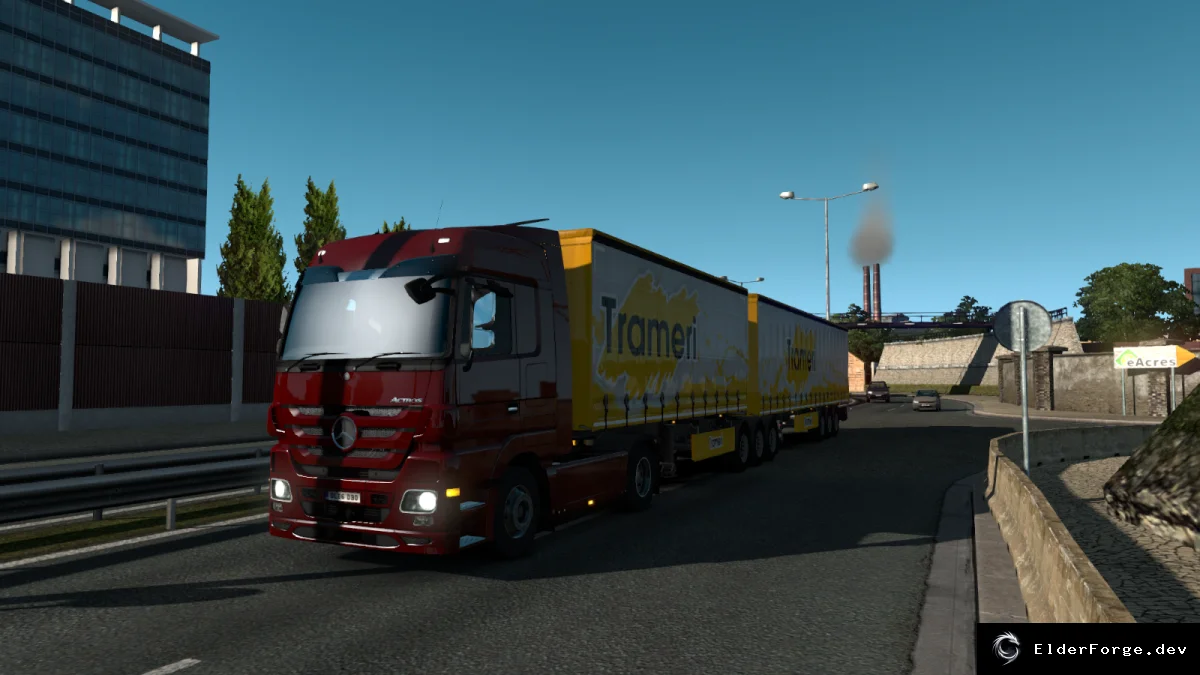 Обложка мода: Euro Truck Simulator 2 — разблокировка скандинавских полуприцепов (версии 1.32)