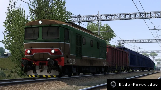 Обложка мода: Euro Truck Simulator 2 – Реалистичная длина поездов