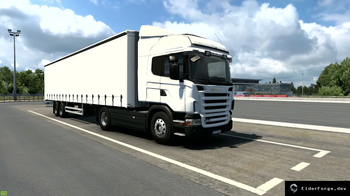Обложка мода: Euro Truck Simulator 2 – Реалистичные звуки двигателя Scania DC9 (v1.0)