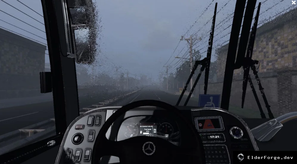 Обложка мода: Euro Truck Simulator 2 – Реалистичный дождь: графика и звук (v1.47)