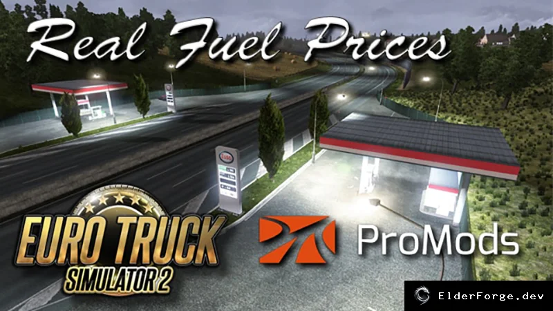 Обложка мода: Euro Truck Simulator 2 – Реальные цены на топливо (обновление 04.06.2026)