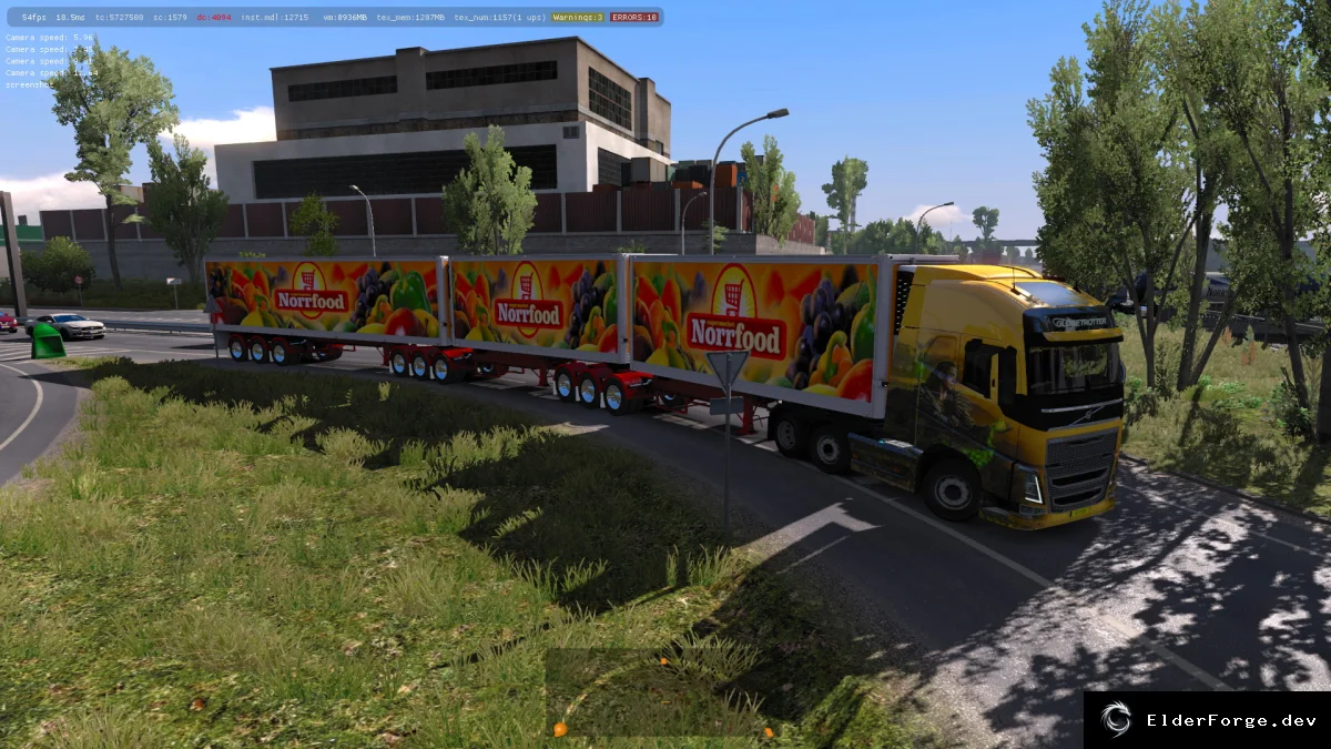 Обложка мода: Euro Truck Simulator 2 – рефрижераторные полуприцепы Vawdrey: одинарные, двойные, тройные