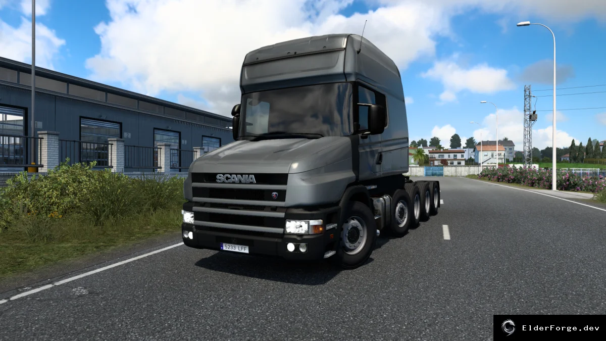 Обложка мода: Euro Truck Simulator 2: RJL Scania T &amp; T 4‑Series с аддоном Mighty Griffin – полный набор 2024