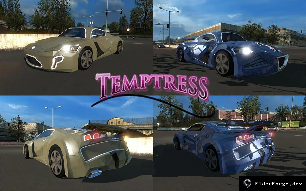 Обложка мода: Euro Truck Simulator 2 – Saints Row 3 Traffic Pack v3: новые автотранспортные модели