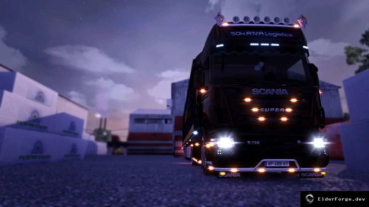 Обложка мода: Euro Truck Simulator 2 "Scania R2008 Multi Mod v 3.0"