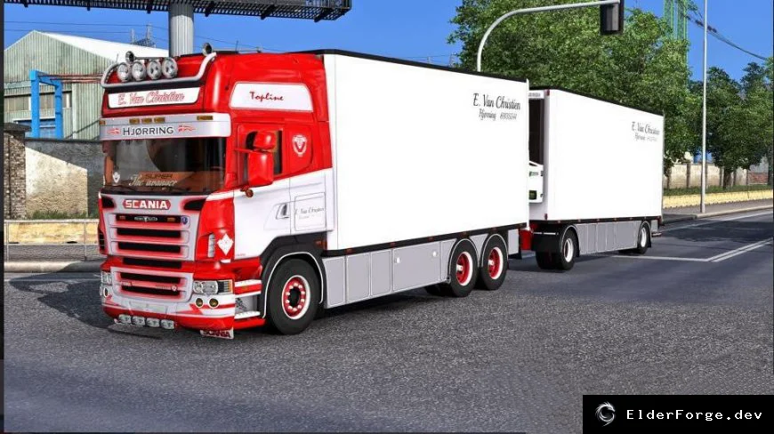 Обложка мода: Euro Truck Simulator 2 – Scania R500 Tandem с BDF прицепом (v1.0)