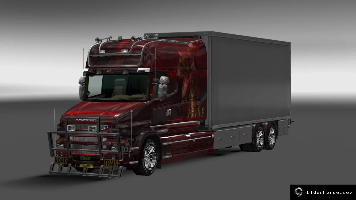 Обложка мода: Euro Truck Simulator 2 – Scania R/T Streamline V8 звук (v0.5)