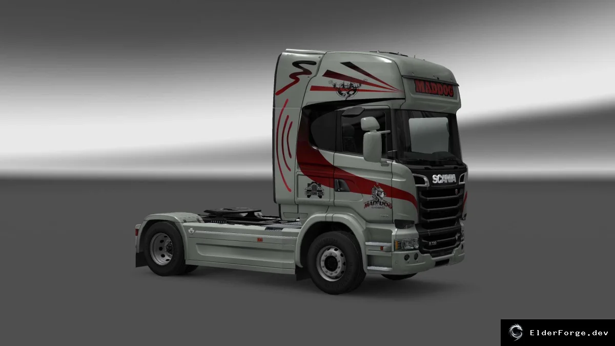 Обложка мода: Euro Truck Simulator 2 – Скин Mad Dog для Scania Streamline (ETS2)