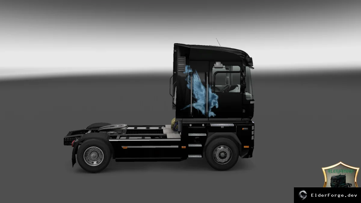 Обложка мода: Euro Truck Simulator 2: Скин Renault Magnum «Bird» v2 – яркая раскраска