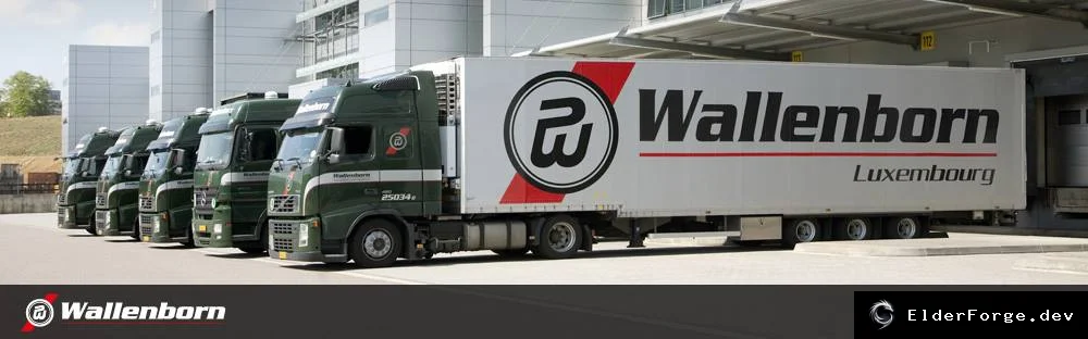 Обложка мода: Euro Truck Simulator 2 – Скин Scania R с автономным прицепом Wallenborn