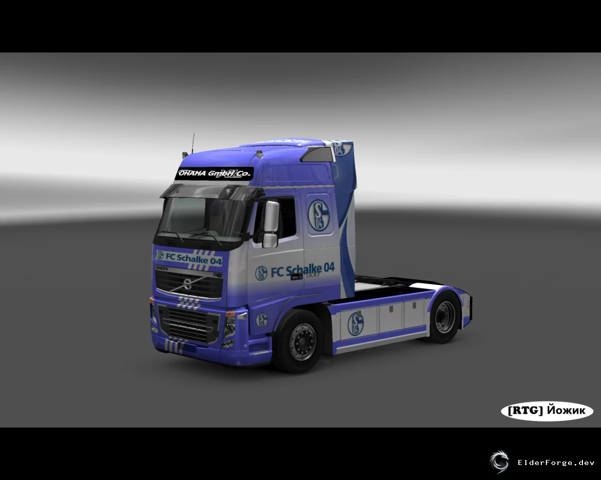 Обложка мода: Euro Truck Simulator 2 – Скин Schalke 04 для Volvo FH16 (Classik &amp; 2009 Ohaha)