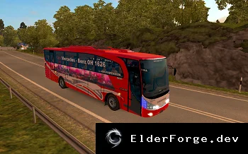 Обложка мода: Euro Truck Simulator 2 – Трафик с автобусами Marco Legacy