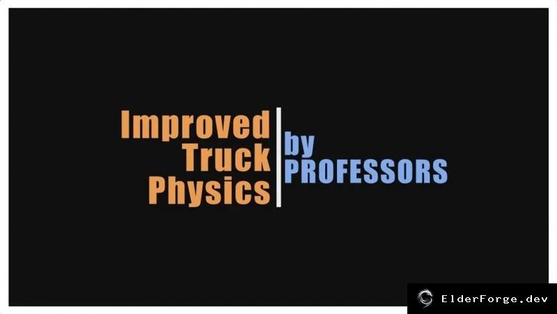 Обложка мода: Euro Truck Simulator 2 – Улучшенная физика грузовиков v6.3