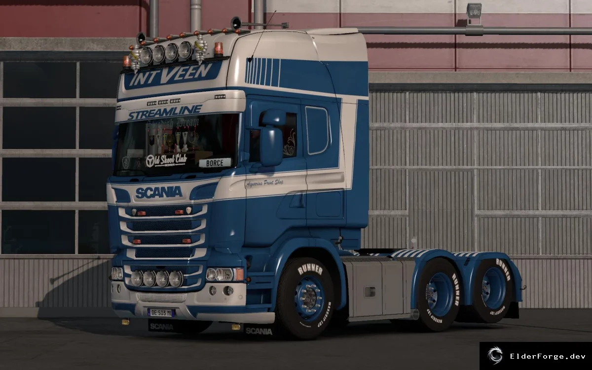 Обложка мода: Euro Truck Simulator 2 – Улучшенный интерьер Scania RJL (v1.4L)