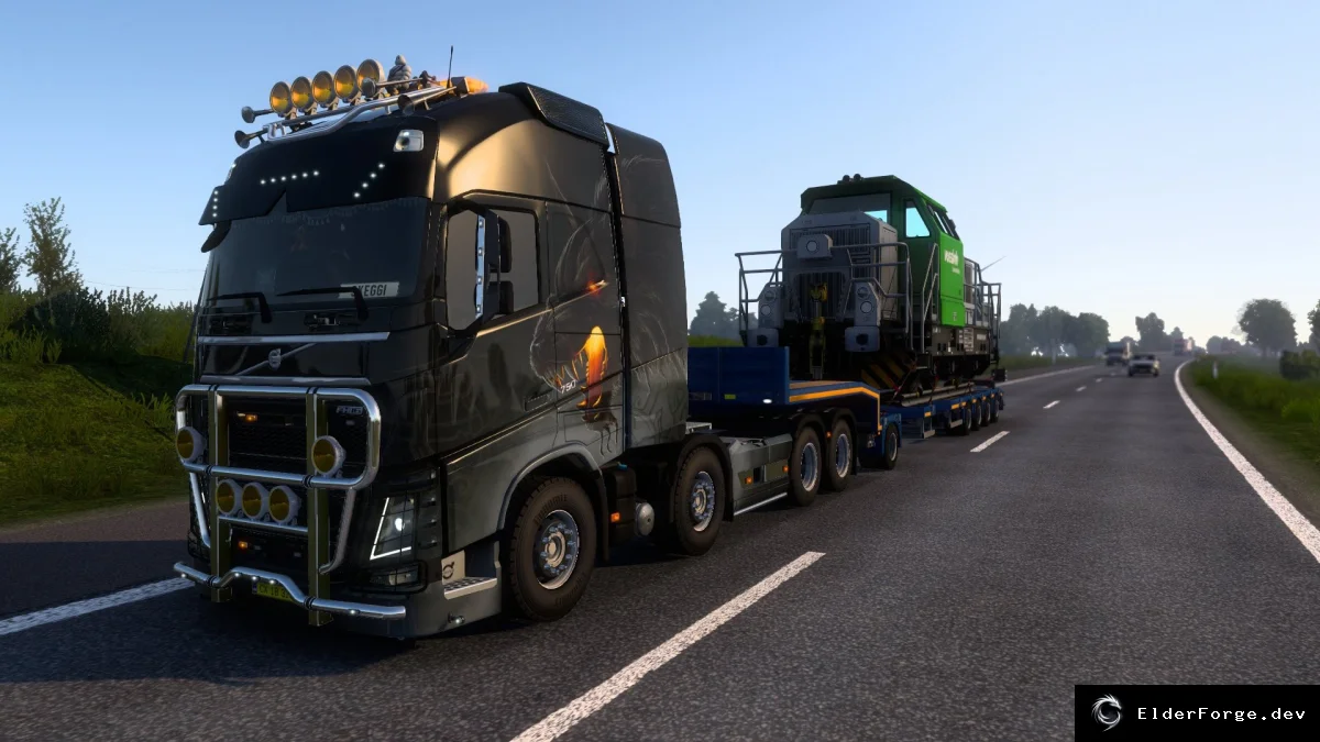 Обложка мода: Euro Truck Simulator 2 – Улучшенный Volvo FH16 2012 (v1.52)