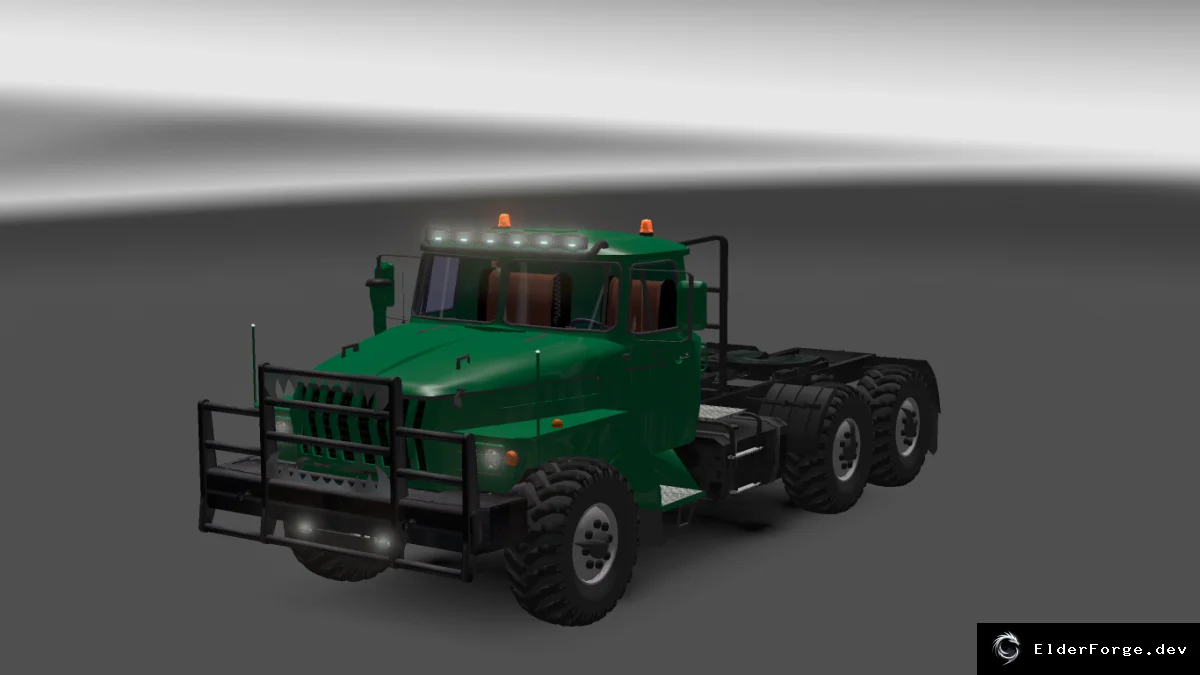 Обложка мода: Euro Truck Simulator 2 – УРАЛ 43202: новый грузовик с полным набором опций