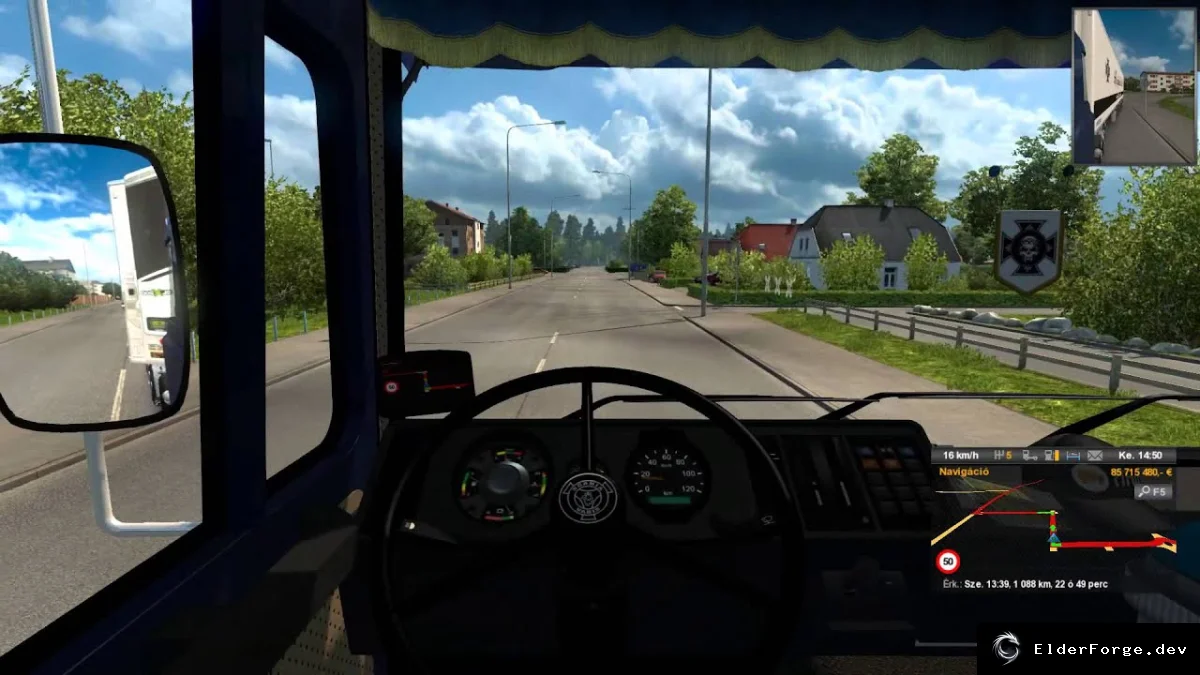 Обложка мода: Euro Truck Simulator 2 – V8 звук для Scania 141