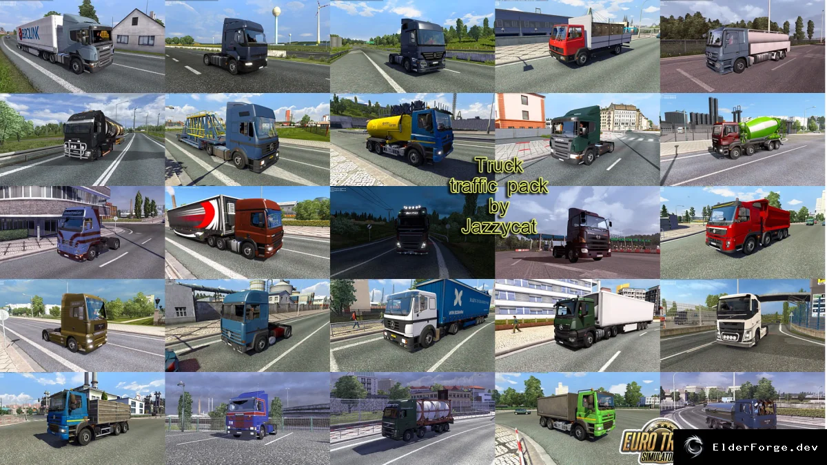 Обложка мода: Euro Truck Simulator 2 – временный фикс для пакета грузового трафика v2.8 (патч 1.30.x beta)