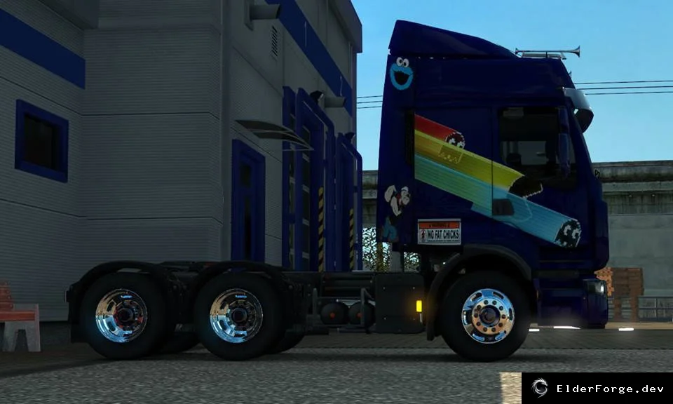 Обложка мода: Euro Truck Simulator 2 – Хромированные диски Alcoa для любого грузовика