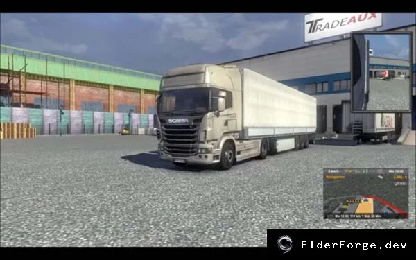 Обложка мода: Euro Truck Simulator 2 – звук двигателя V8 для Scania (мод)