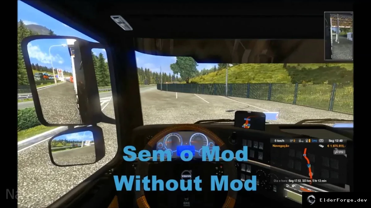 Обложка мода: Euro Truck Simulator 2 — звук кассы с понижением громкости на 15 дБ