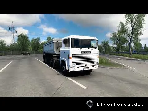 Обложка мода: Euro Truck Simulator 2 – Звук Scania 1 Series DSC14 V8 (v1.0)