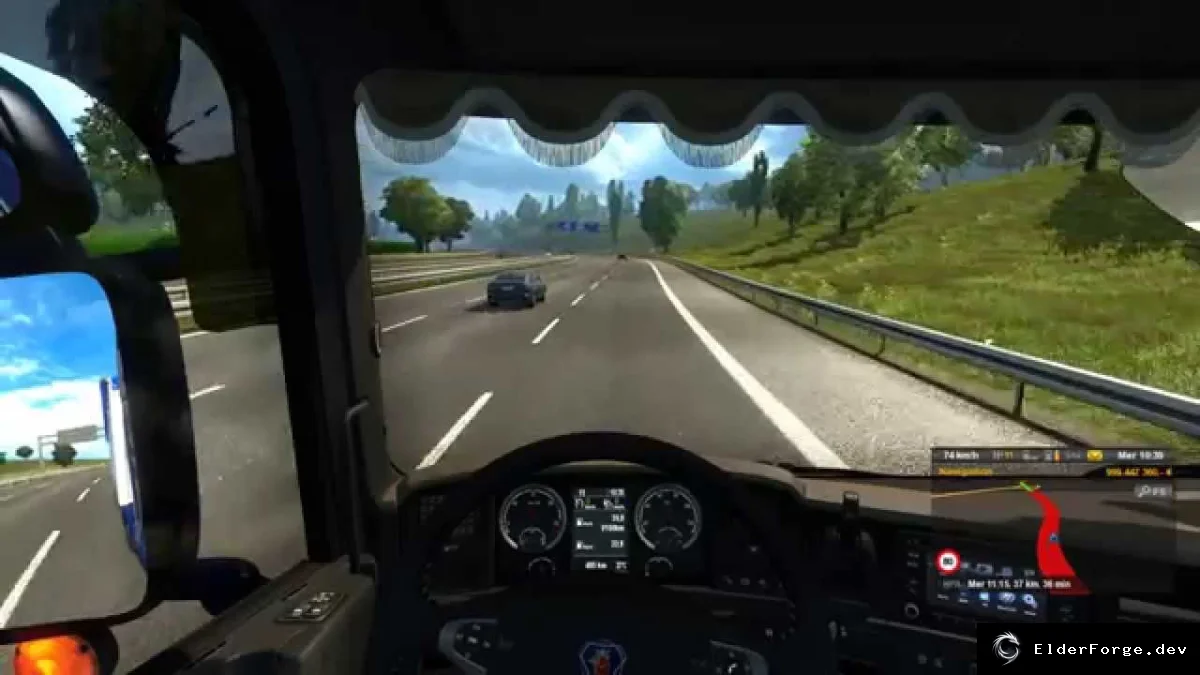 Обложка мода: Euro Truck Simulator 2 – Звук Scania R730 V8 v3.0 (мод)