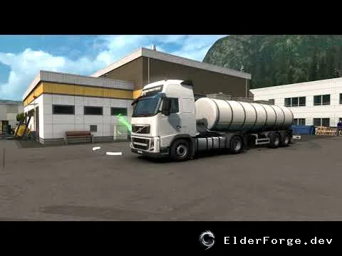 Обложка мода: Euro Truck Simulator 2 – Звуки двигателя Volvo D13C с I‑Shift (v1.38.x)