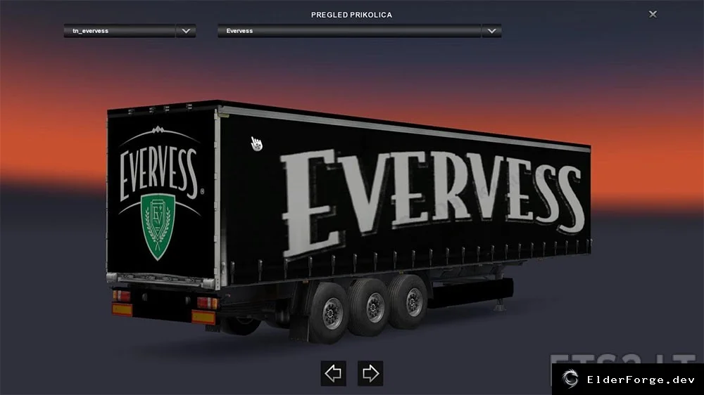 Обложка мода: Evervess Trailer – новый прицеп для Euro Truck Simulator 2
