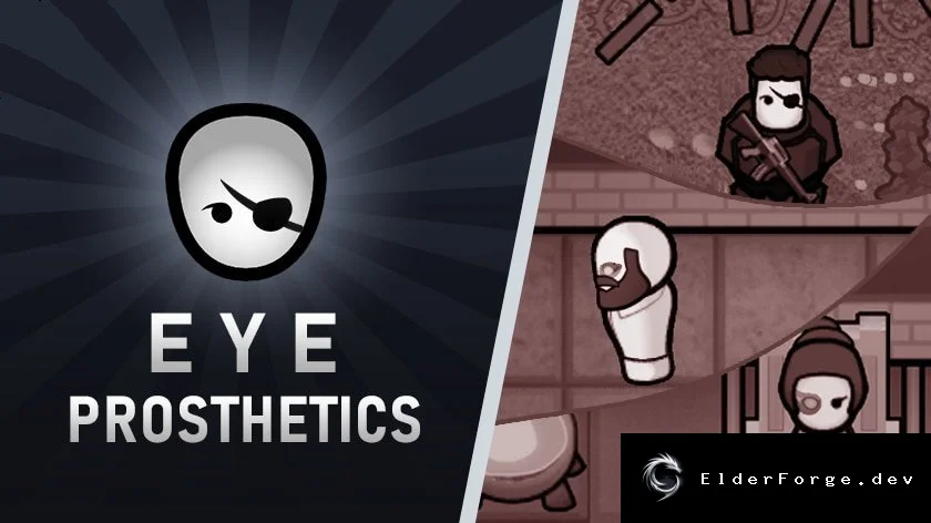 Eye Prosthetics (Continued) – новые глазные протезы для RimWorld