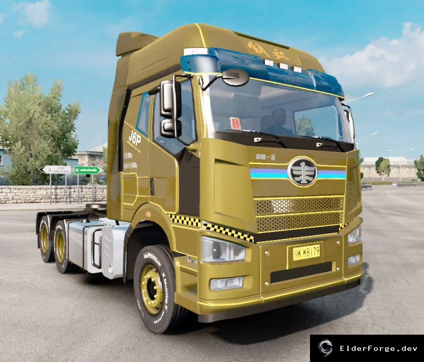 Обложка мода: FAW J6P V3.0 – новый грузовик для Euro Truck Simulator 2
