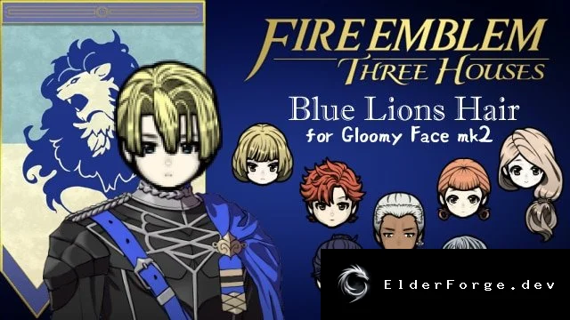 FE3H Blue Lions Hair – 19 новых причесок для персонажей RimWorld