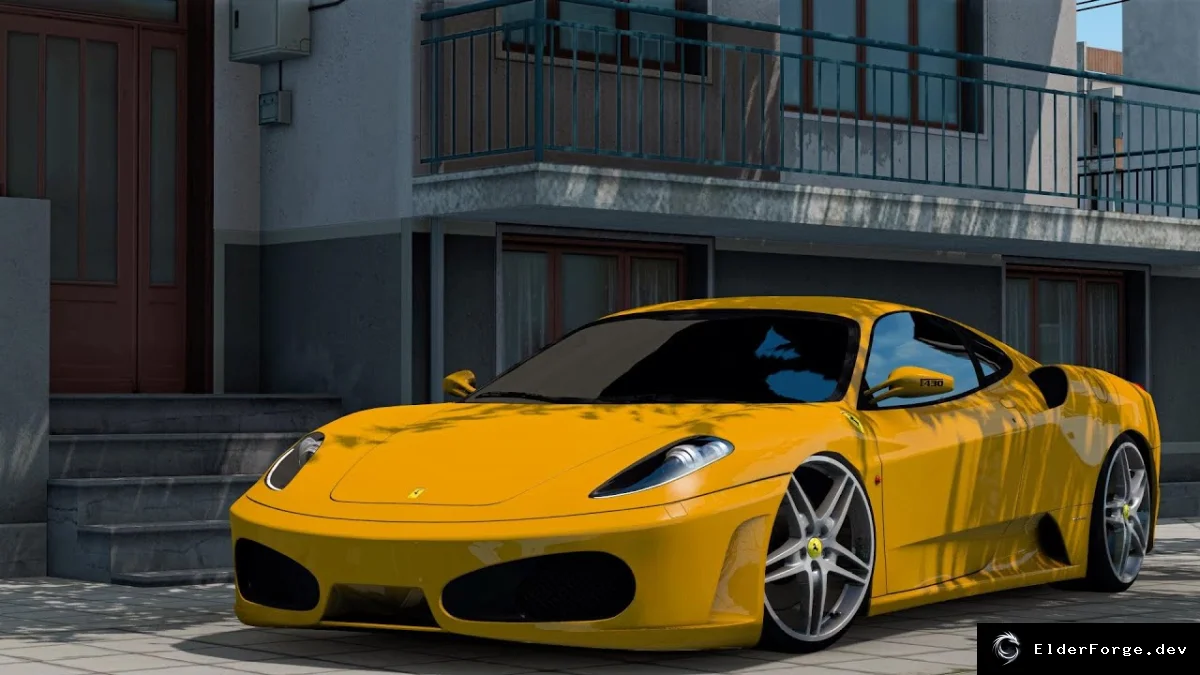 Обложка мода: Ferrari F430 для Euro Truck Simulator 2 – полное обновление 1.60
